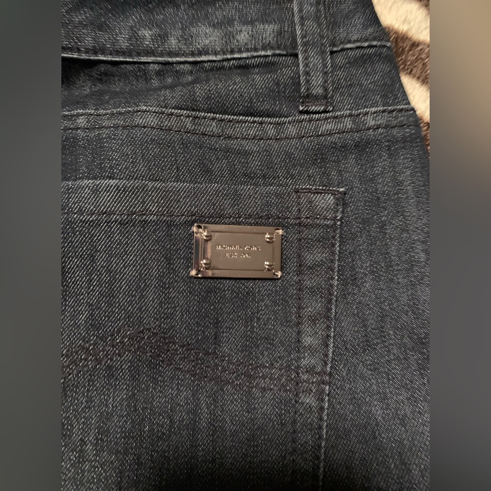 Michael Kors Indigo Wide Leg Boot Jeans - Picture 13 of 15